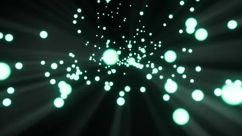 Shining balls bounce in black background - loop 4K CG Stock Footage 139217404