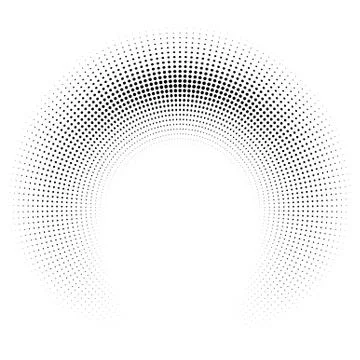 Shining black halftone frame template. For invitation, greeting card. Illustrazione stock