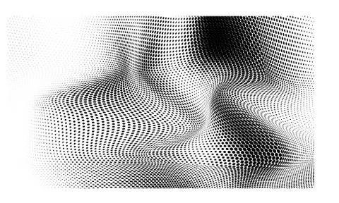 Shining black halftone frame template. For invitation, greeting card. 스톡 일러스트