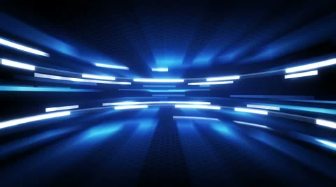 Shining blue glow loopable technology background 4k (4096x2304) Stock Footage 54948665