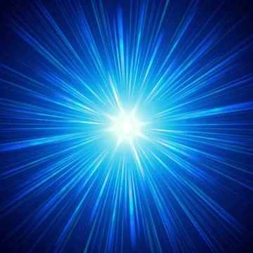 Shining blue lights Stock Illustration