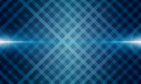 Shining blue on mosaic square pattern background. Stock Illustration