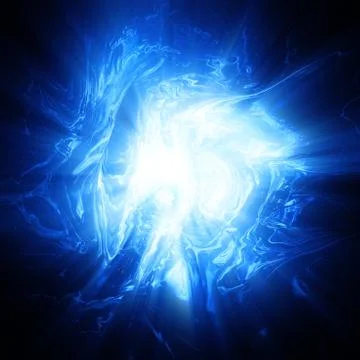 Shining blue plasma background Stock Illustration