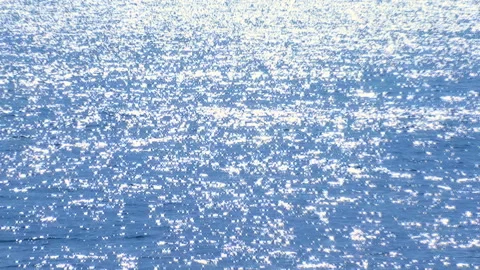 Shining Blue Sea Vídeo Stock 332376497