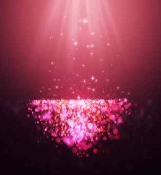 Shining blur bokeh background for your design Stock Illustration