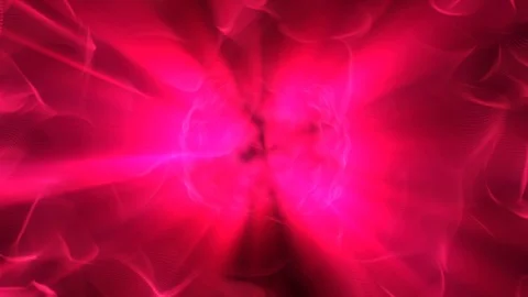 Shining Boiling Red Violet Globe Cosmic Abstract Motion Background Loop Stock Footage 101296779
