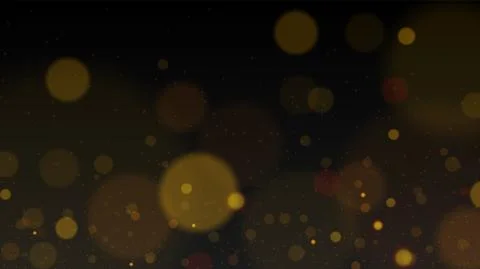 Shining bokeh isolated on transparent background. Christmas concept. Golden Stock Illustration