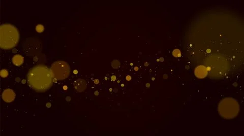 Shining bokeh isolated on transparent background. Christmas concept. Golden Stock Illustration