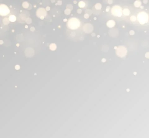 Shining bokeh isolated on transparent background Stock Illustration