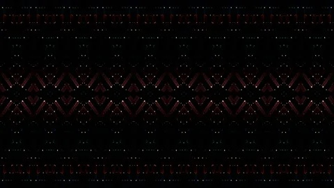 Shining bright light of subtle colorful movements with dots, black background Video stock 222550468