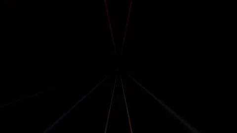 Shining bright light of subtle colorful movements with dots, black background Stock-Footage 258170156