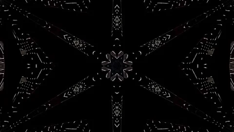 Shining bright light of subtle colorful movements with dots, black background Video stock 310295489