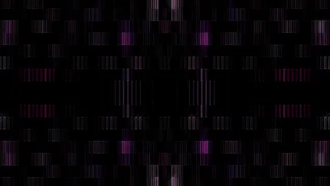 Shining bright light of subtle colorful movements with dots, black background Stock Footage 310406528