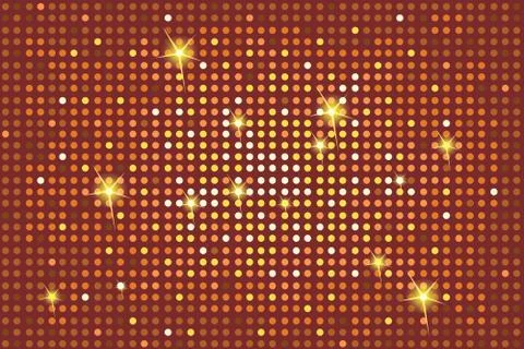 Shining brown background with light flares Stock Illustration