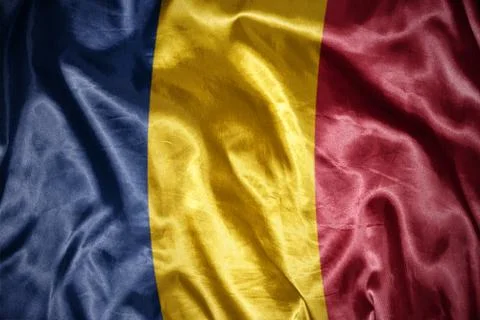 Shining chad flag Stock Photos