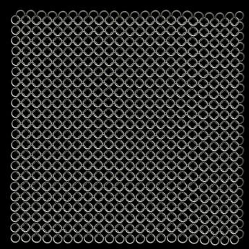 Shining chainmail Illustrazione stock