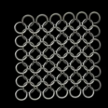 Shining chainmail Stock Illustration