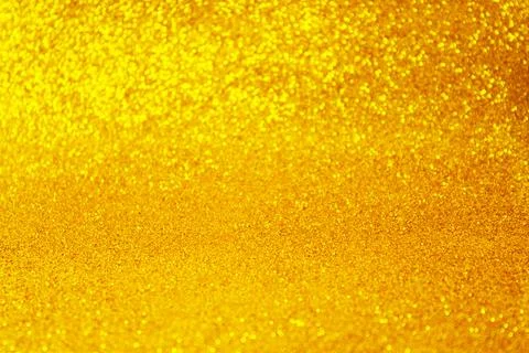 Shining Christmas background in trending yellow color of the year 2021. Stock Photos