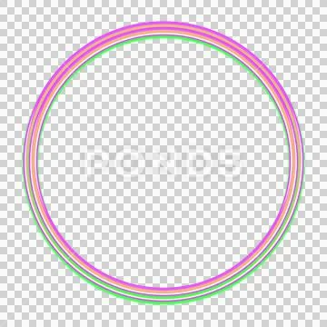 Shining Circle Frame PSD Template