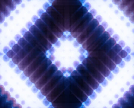 Shining circles, running lights diamond Stock Footage 53879350