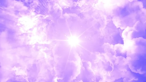 Shining Clouds and Light Stock Footage 317840428