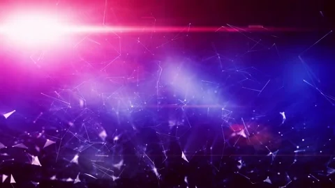 Shining colourful digital lines and dots animation 動画素材 226809340