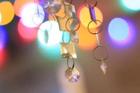 Shining Crystals in the Light 스톡 사진
