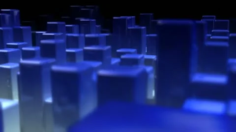 Shining cubes of english pound 動画素材 22014216