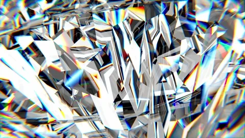 Shining diamond as the background looping 3D animation Video stock 145451049