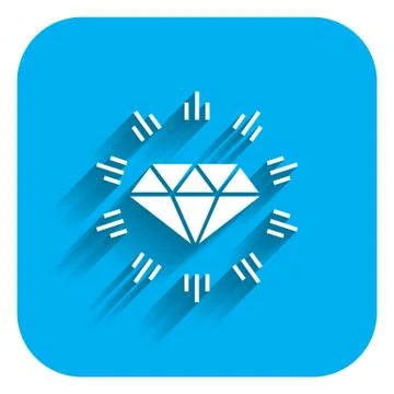 Shining diamond Stock Illustration