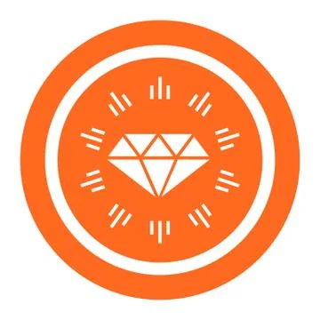 Shining diamond 스톡 일러스트