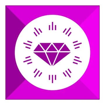 Shining diamond Stock Illustration