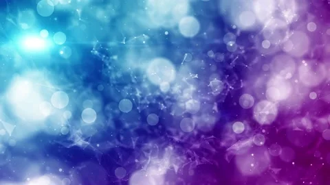 Shining digital lines dots motion background Stock Footage 229009912