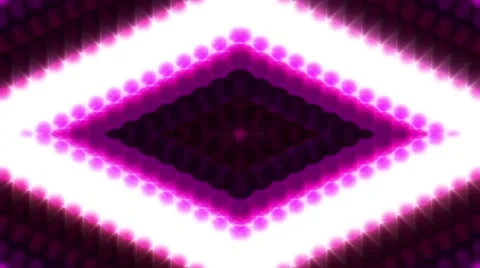 Shining dots, running purple lights diamond Stock Footage 54138412