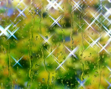 Shining drops on the window  PAL &amp; HD Available Stock Footage 298991