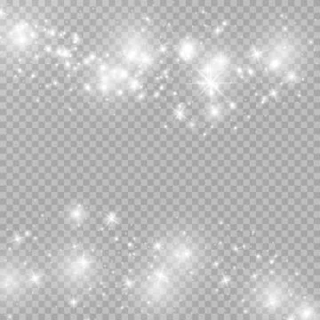 Shining dust. Vector illustration. Illustrazione stock