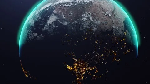 Shining Earth Stock Footage 103376569