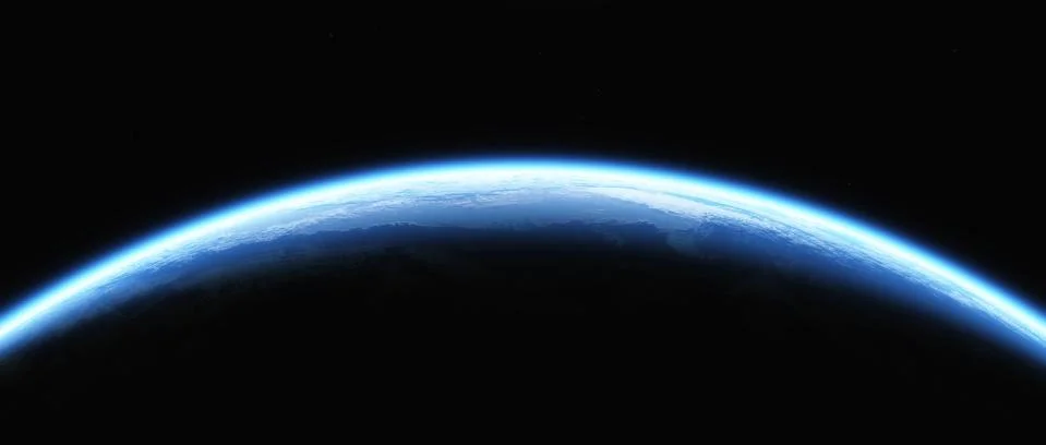 Shining earth Stock Illustration
