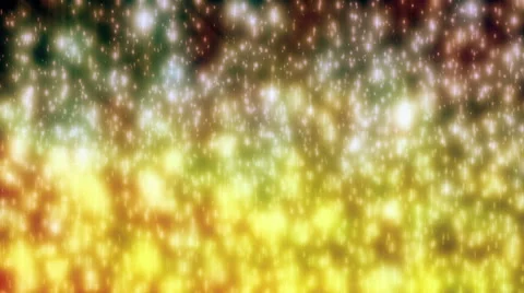 Shining Falling Rain Spark Golden Particles Loop Background Stock Footage 63758867