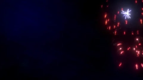 Shining fireworks glowing for celebration background. Stock Footage 323784231