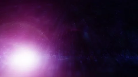 Shining flashing light with fallen dots animation Stock Footage 228096443