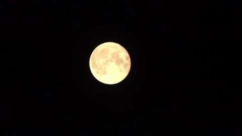 Shining full moon Stock Footage 158245617