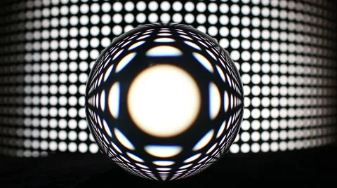 Shining glass sphere 스톡 동영상 918029