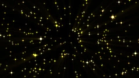 Shining glitter light particles rotation overlay effect Video stock 240324926