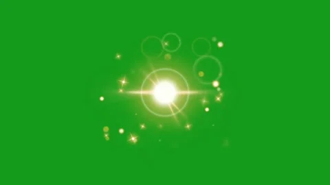 Shining glitter particles motion graphics with green screen background Stock Footage 135429196