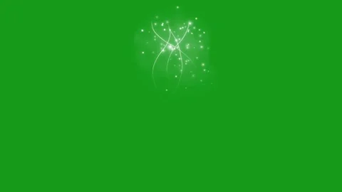 Shining glitter particles motion graphics with green screen background Stock Footage 193995497