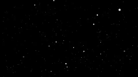 Shining glitter particles motion graphics isolated on black background. Stock Footage 202221778