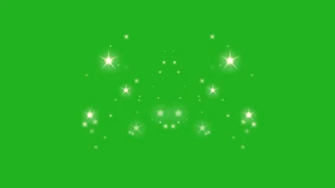 Shining glitter particles motion graphics with green screen background Stock Footage 278359390