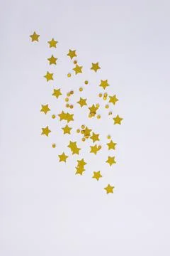 Shining glitter set for creative projects and childrens creativity. Glitterin Stock Photos