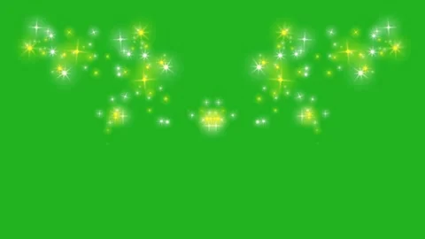 Shining glitter sparkles motion graphics with green screen background Stock Footage 249572283